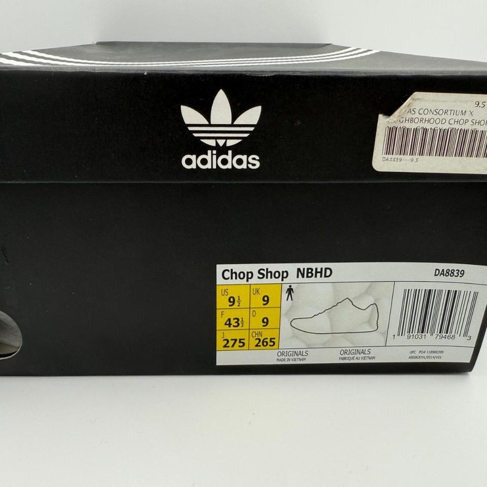 Adidas Chop Shop NBHD Mens 9.5 Black NEW Neighborhood Consortium DA8839 Boost - Picture 8 of 8